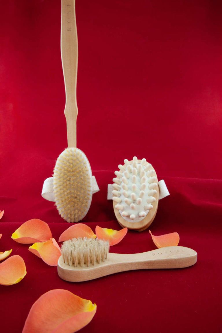 Dry Brushing Body Brush Set Rosena Bathing Accessories, Bath and Body Brushes